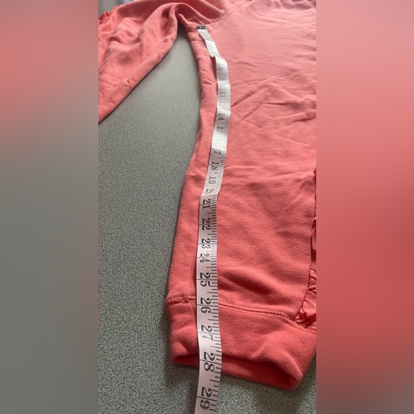 Make + Model Coral Ruffle Hoodie & Sweatpants Set Size Medium - Picture 14 of 14